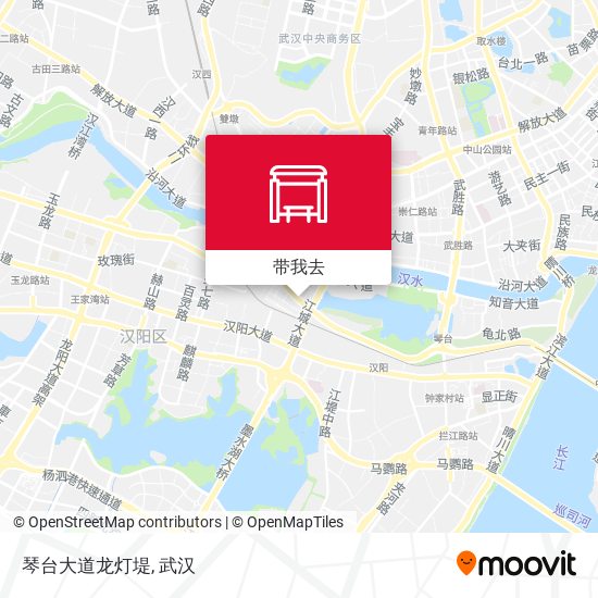 琴台大道龙灯堤地图