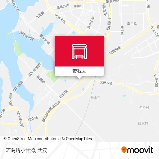环岛路小甘湾地图