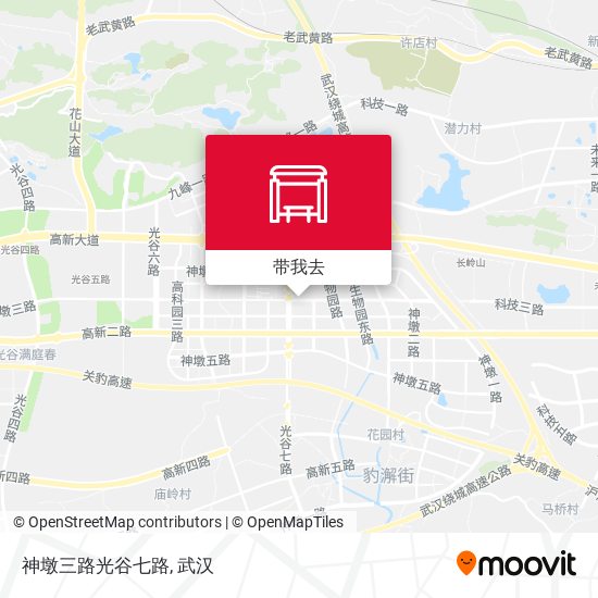 神墩三路光谷七路地图