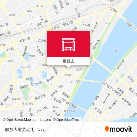 解放大道劳动街地图