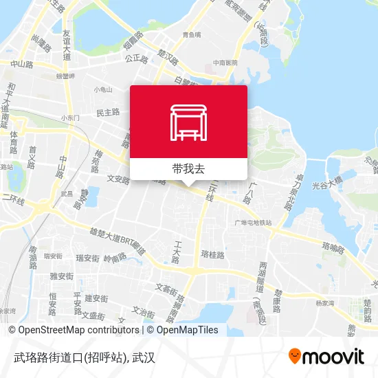 武珞路街道口(招呼站)地图