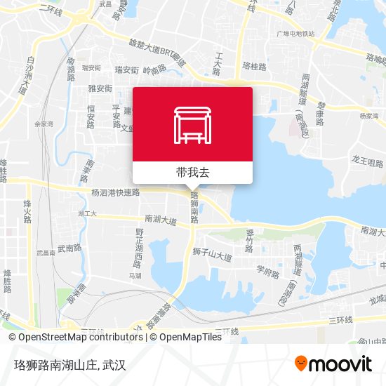 珞狮路南湖山庄地图