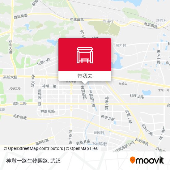 神墩一路生物园路地图