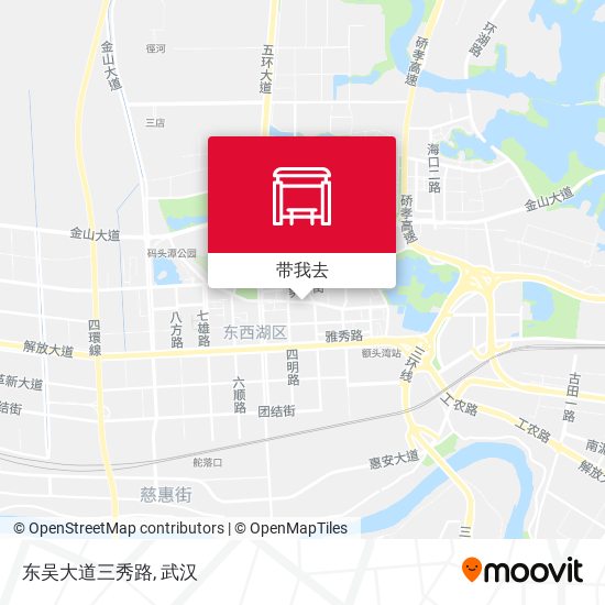 东吴大道三秀路地图