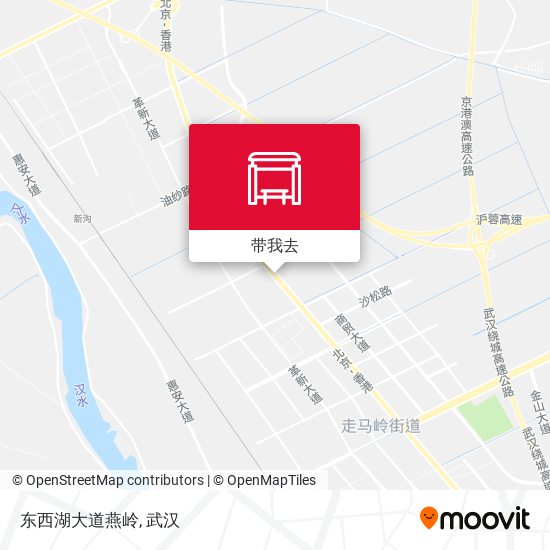 东西湖大道燕岭地图