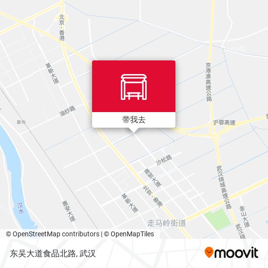 东吴大道食品北路地图