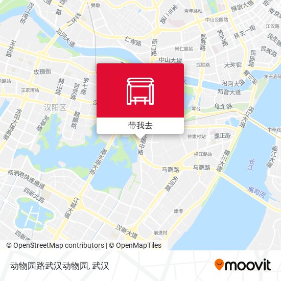 动物园路武汉动物园地图