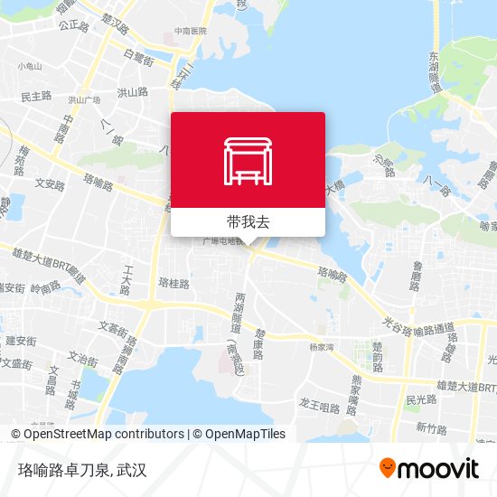 珞喻路卓刀泉地图