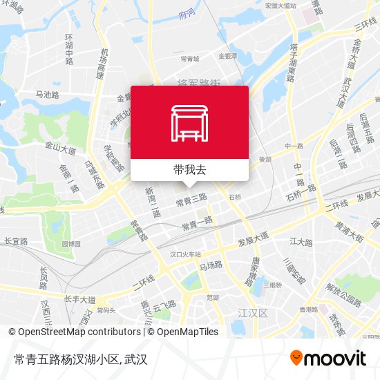 常青五路杨汊湖小区地图