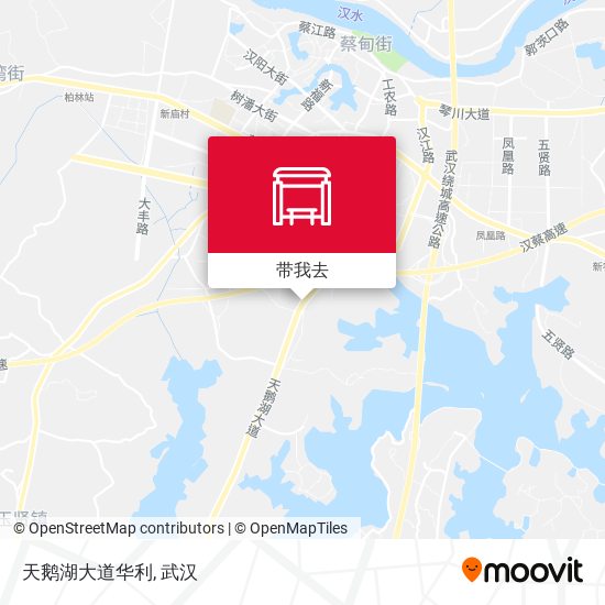 天鹅湖大道华利地图