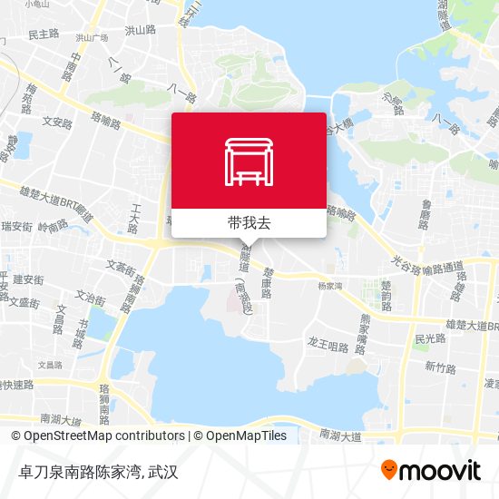 卓刀泉南路陈家湾地图