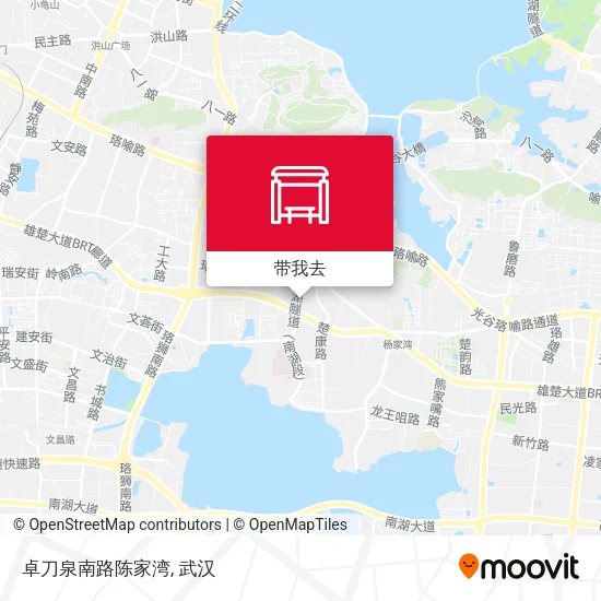卓刀泉南路陈家湾地图