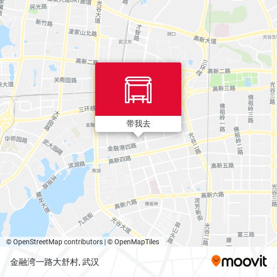 金融湾一路大舒村地图