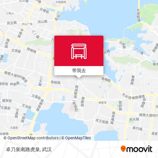 卓刀泉南路虎泉地图