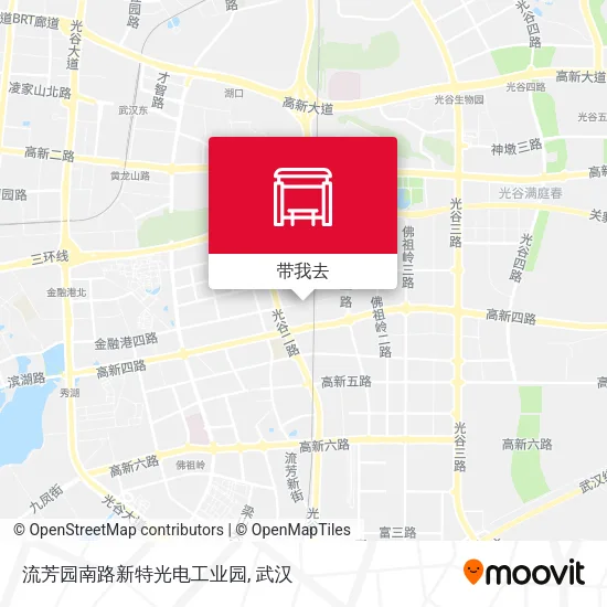 流芳园南路新特光电工业园地图