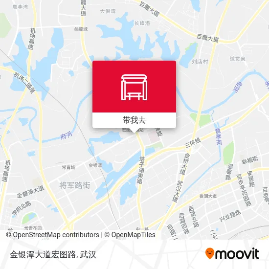 金银潭大道宏图路地图