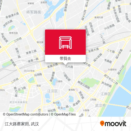 江大路蔡家田地图