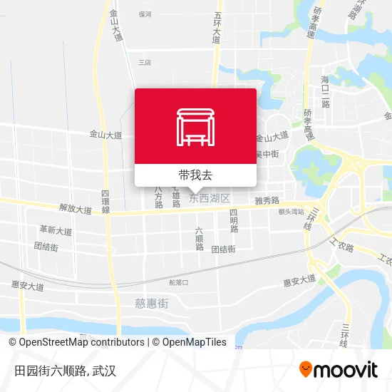 田园街六顺路地图