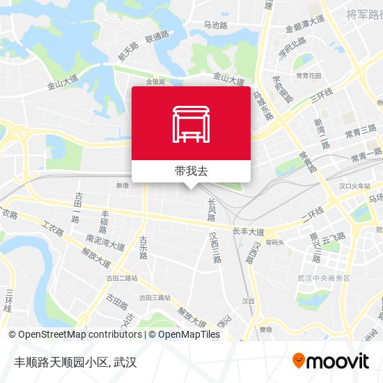 丰顺路天顺园小区地图