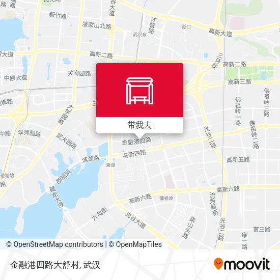 金融港四路大舒村地图