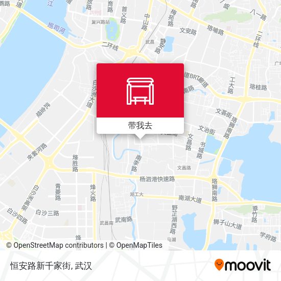 恒安路新千家街地图