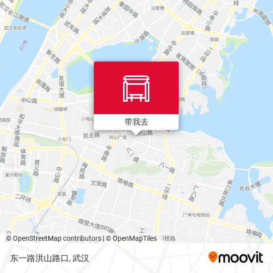 东一路洪山路口地图