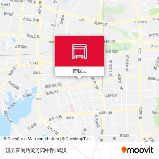 流芳园南路流芳园中路地图