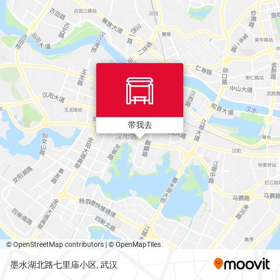 墨水湖北路七里庙小区地图