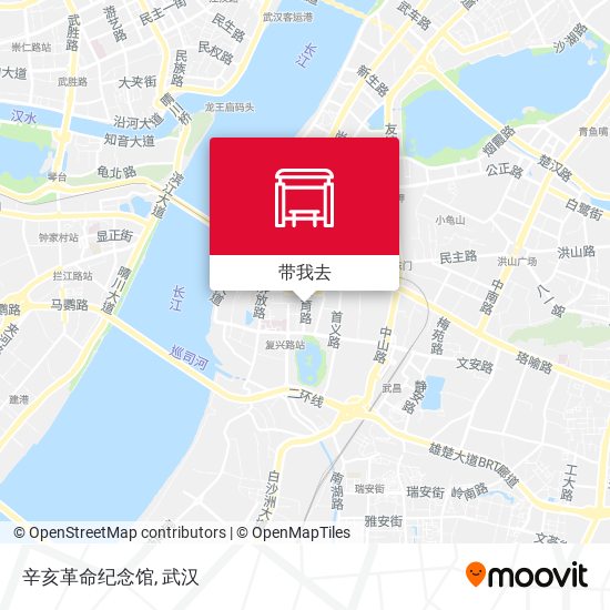 辛亥革命纪念馆地图