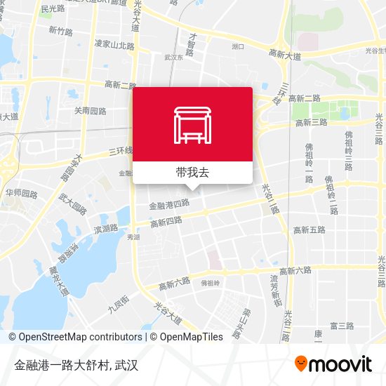 金融港一路大舒村地图