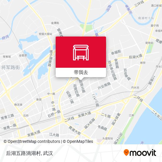 后湖五路淌湖村地图