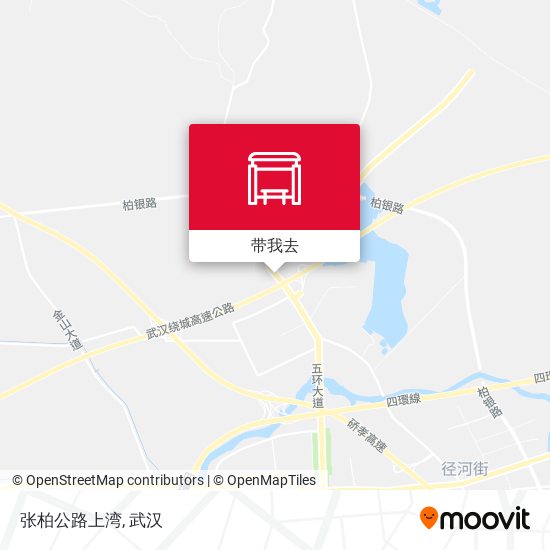 张柏公路上湾地图