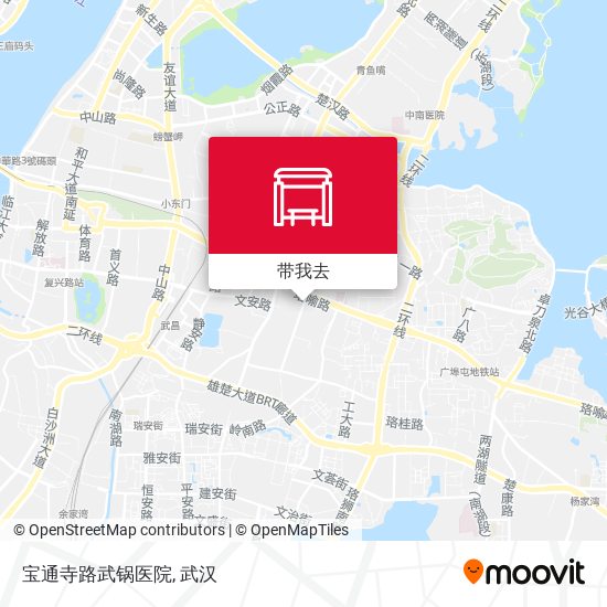 宝通寺路武锅医院地图