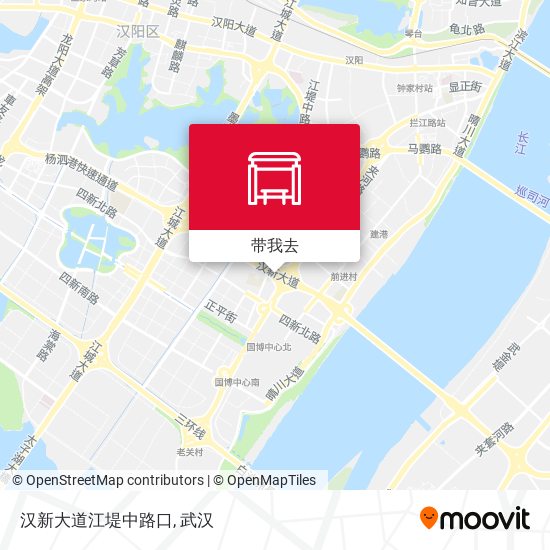 汉新大道江堤中路口地图