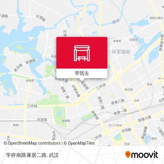 学府南路康居二路地图