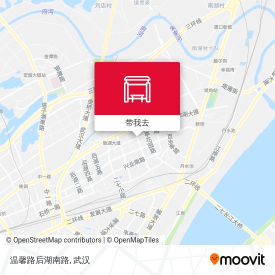 温馨路后湖南路地图