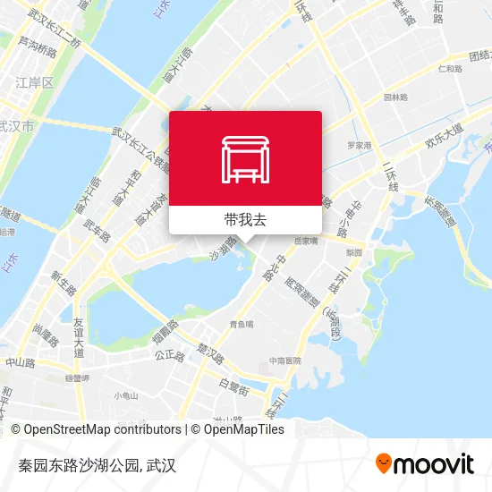 秦园东路沙湖公园地图