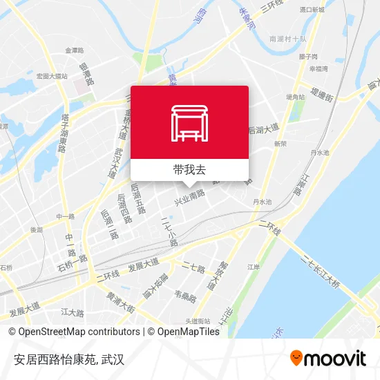安居西路怡康苑地图