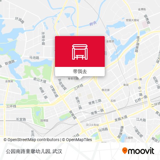 公园南路童馨幼儿园地图