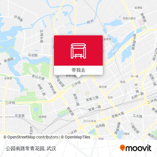 公园南路常青花园地图