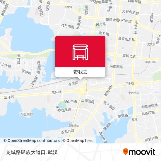 龙城路民族大道口地图
