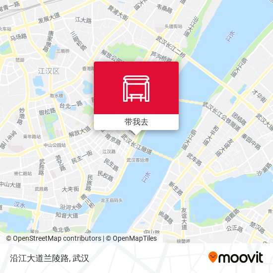 沿江大道兰陵路地图