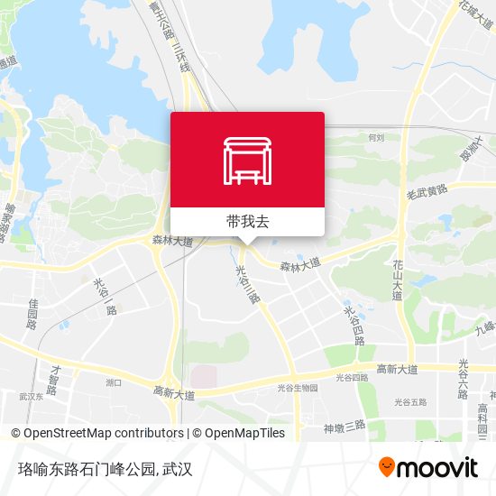 珞喻东路石门峰公园地图