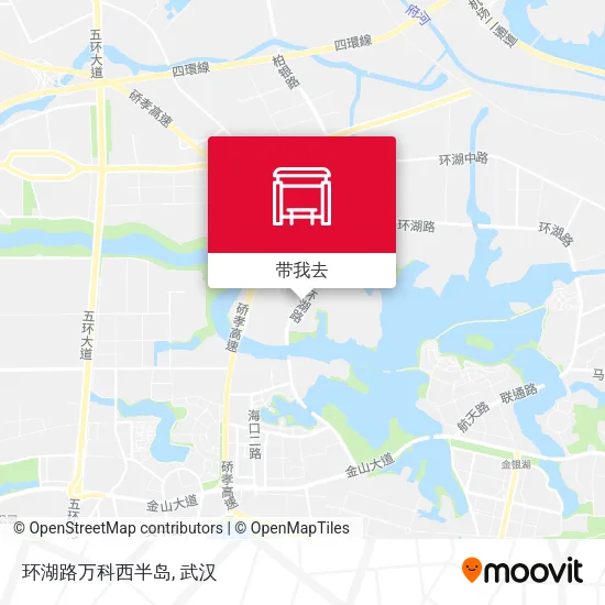 环湖路万科西半岛地图