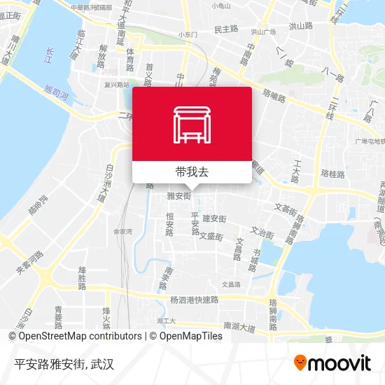 平安路雅安街地图