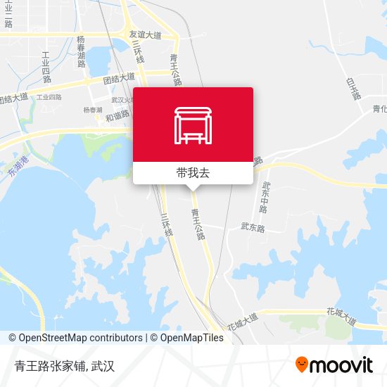 青王路张家铺地图