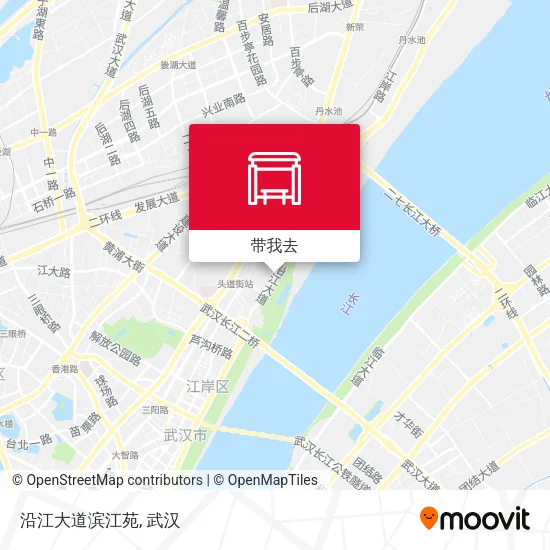 沿江大道滨江苑地图