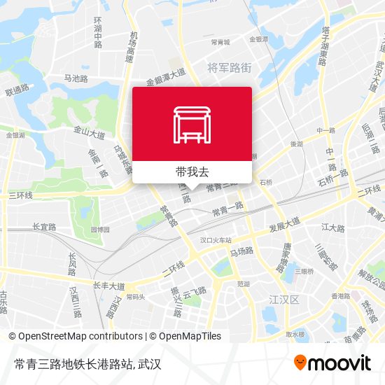 常青三路地铁长港路站地图