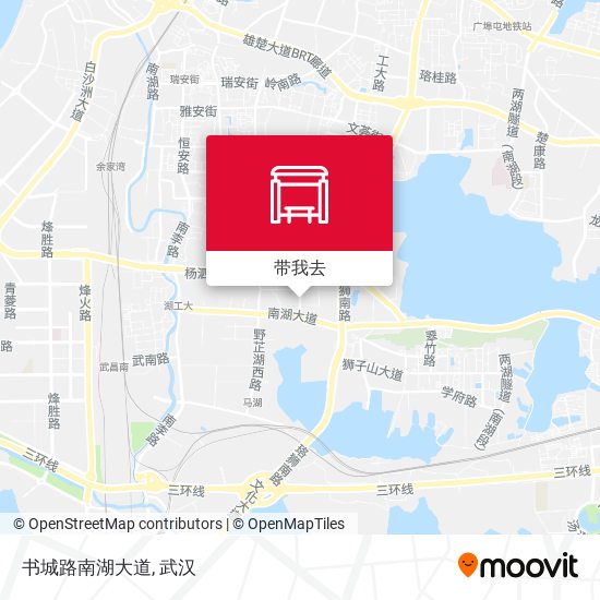 书城路南湖大道地图