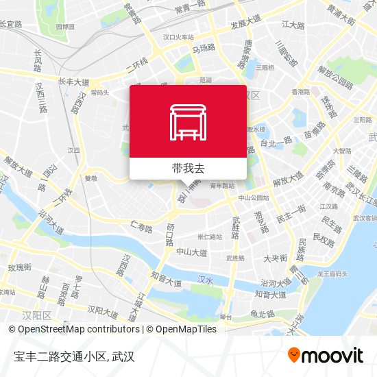 宝丰二路交通小区地图
